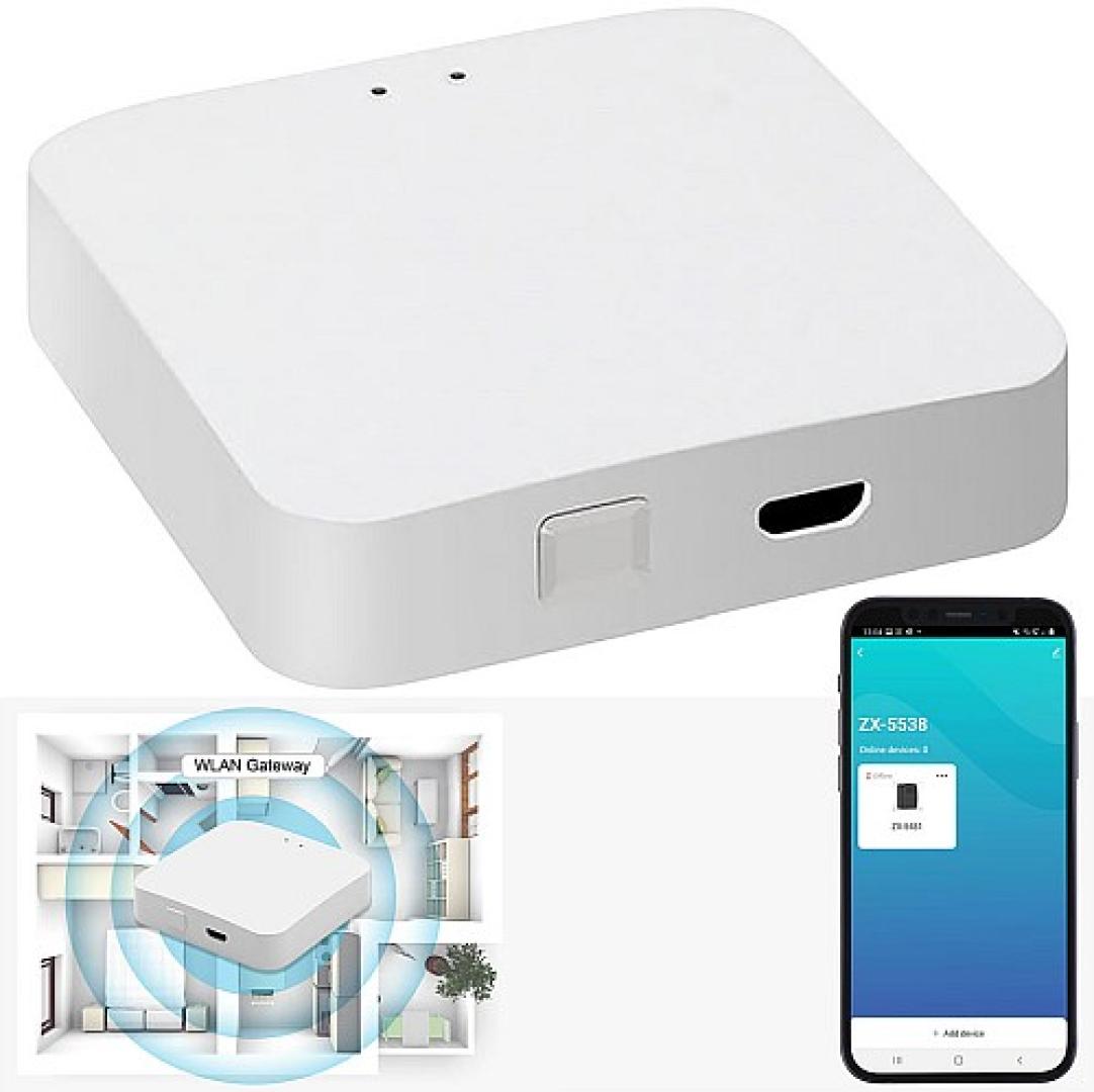 Smart Home Bluetooth-kompatible Geräte weltweit steuern: WLAN-Gateway von Luminea Home Control - News, Bild 